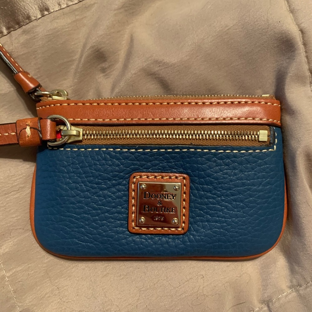 Dooney and Bourke blue change purse